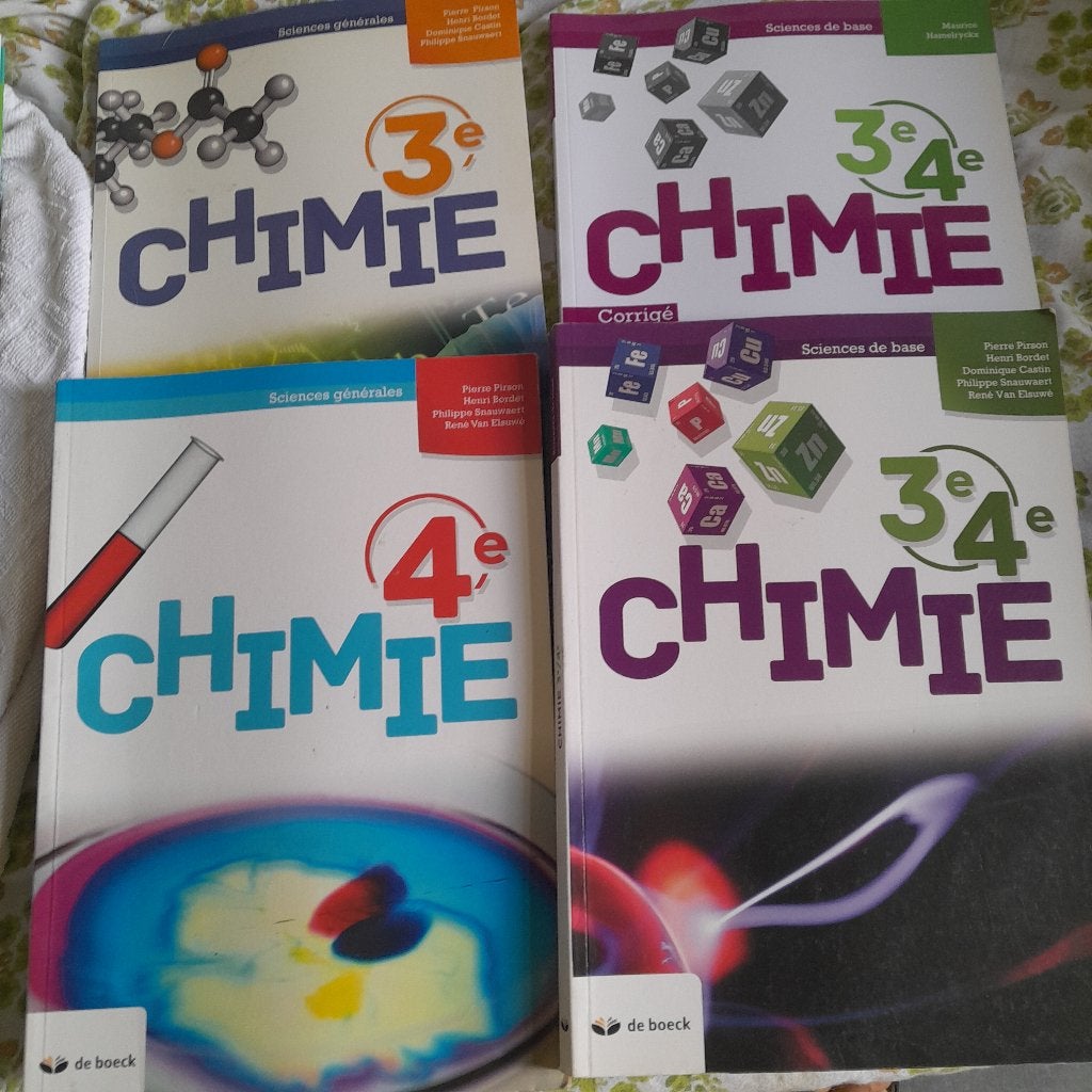 Livre occasion chimie/ de boeck/ 3 et 4, Livres, Enlèvement ou Envoi, Comme neuf, De boeck, Sciences naturelles