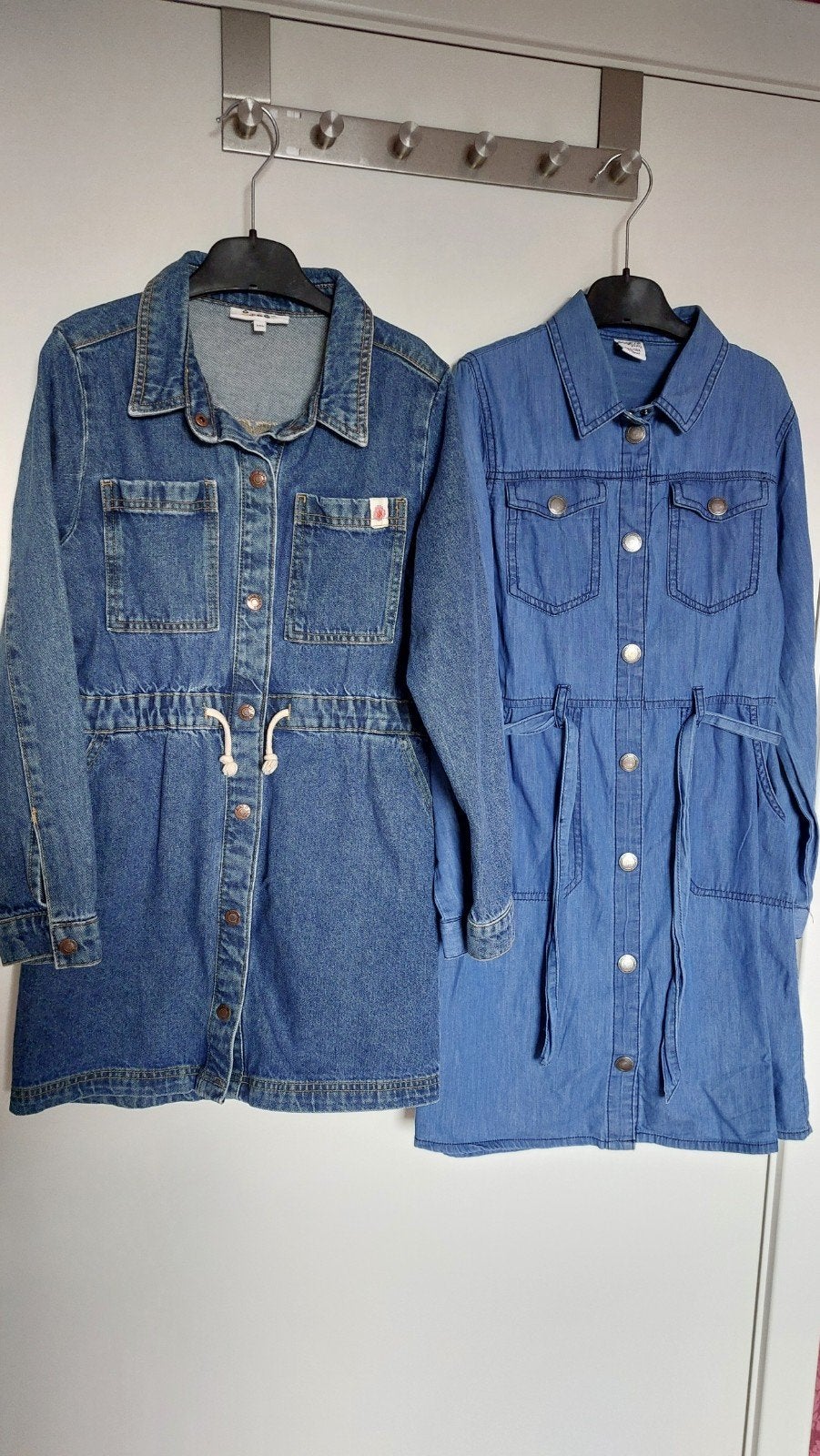 jeans kleedjes maat 146, Ophalen of Verzenden, Zo goed als nieuw, JBC, Jurk of Rok