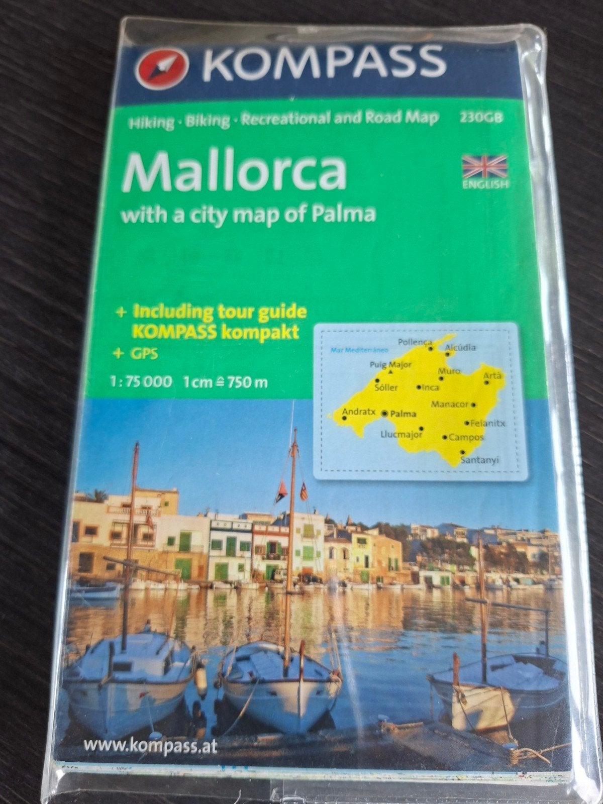 Engelstalige reisgids Mallorca kompakt + landkaart (Kompass), Overige merken, Europa, Ophalen of Verzenden, Zo goed als nieuw