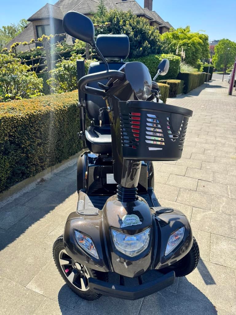 Voiturette électrique Vermeiren Carpo 4 LTD Scootmobiel PMR, Enlèvement ou Envoi, Pliant, Comme neuf, Fauteuil roulant électrique