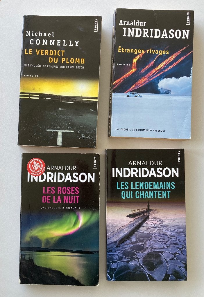 4 poche policiers Indridason/Connelly : 10€, Livres, Enlèvement ou Envoi, Utilisé