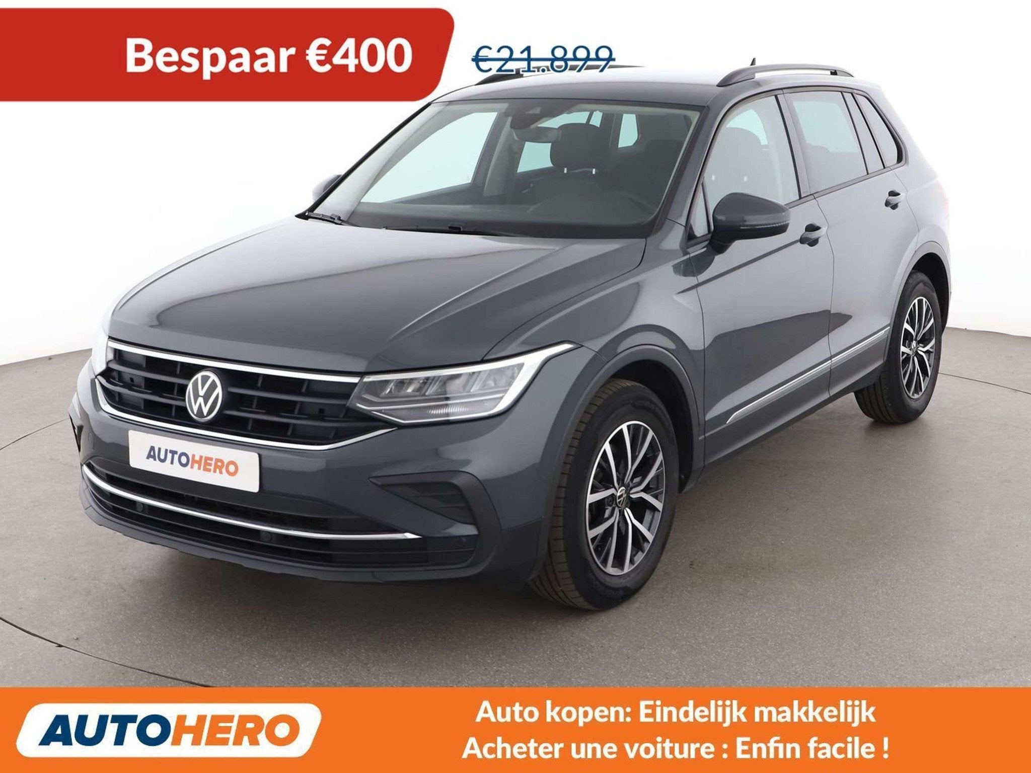 Volkswagen Tiguan 1.5 TSI ACT Life (bj 2022), Voorwielaandrijving, Stof, https://public.car-pass.be/vhr/2c70f032-7cab-4bf4-8607-cd91c940c1a4