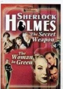 Sherlock Holmes the secret weapon + the woman in green, Ophalen of Verzenden