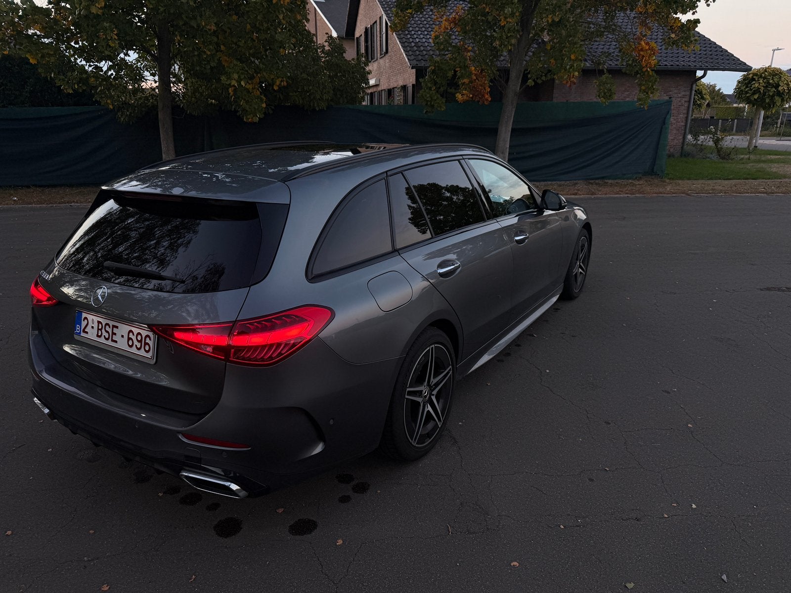 Mercedes c300e AMG line Full option 360• head up full leder, Automaat, Achterwielaandrijving, Leder, Break