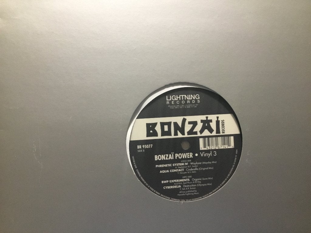 Bonzai. Various. Power Vinyl 3, Enlèvement ou Envoi