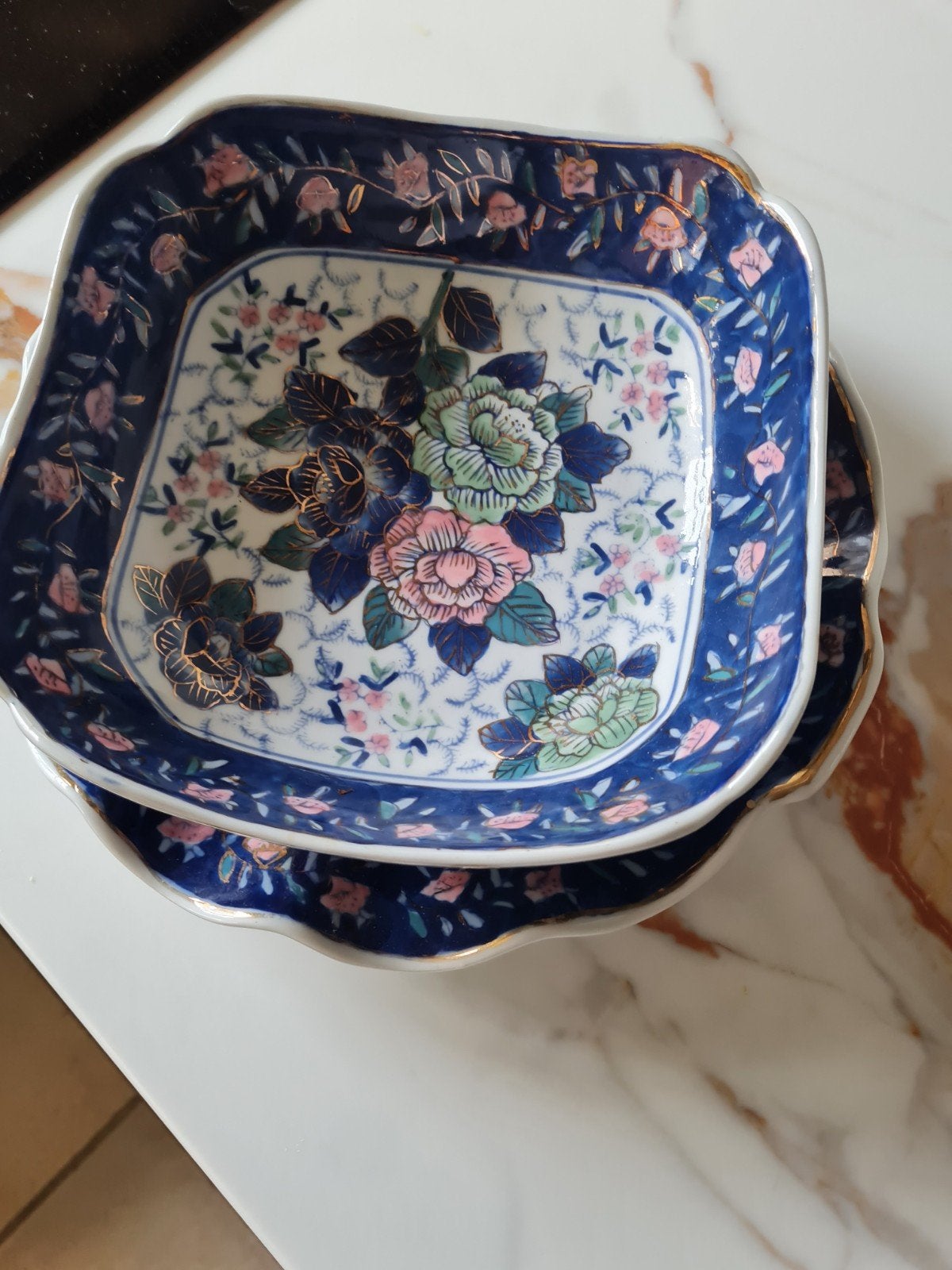 Te koop, porseleinen schaal en bord., Ophalen
