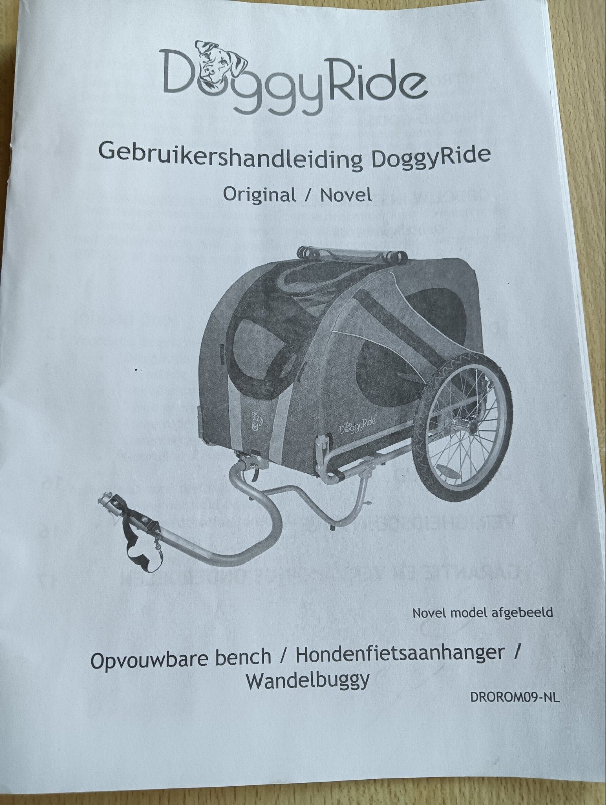 DoggyRide hondenfietsaanhanger, Fietsen en Brommers, Handleidingen en Instructieboekjes, Ophalen