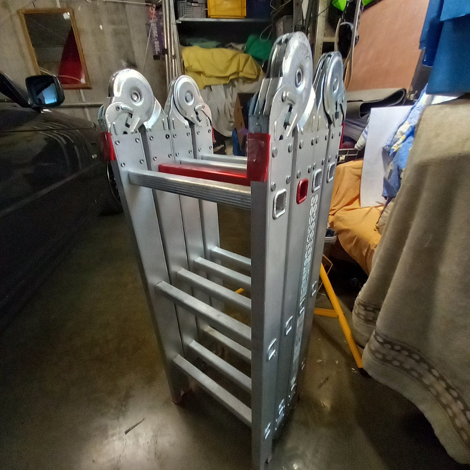 proff ladder altrex, Doe-het-zelf en Bouw, Ophalen, Zo goed als nieuw, Ladder, Opvouwbaar of Inschuifbaar