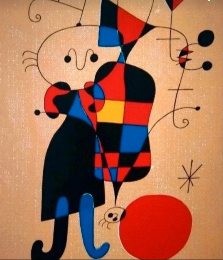 Miro. sérigraphie ancienne
