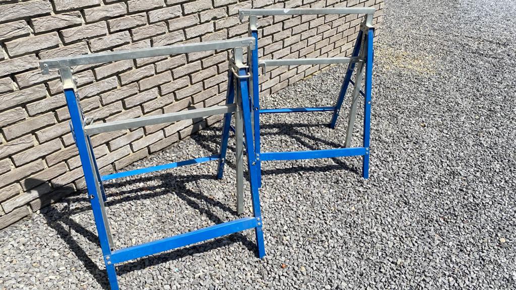 Metalen schragen, Doe-het-zelf en Bouw, Ophalen, Gebruikt