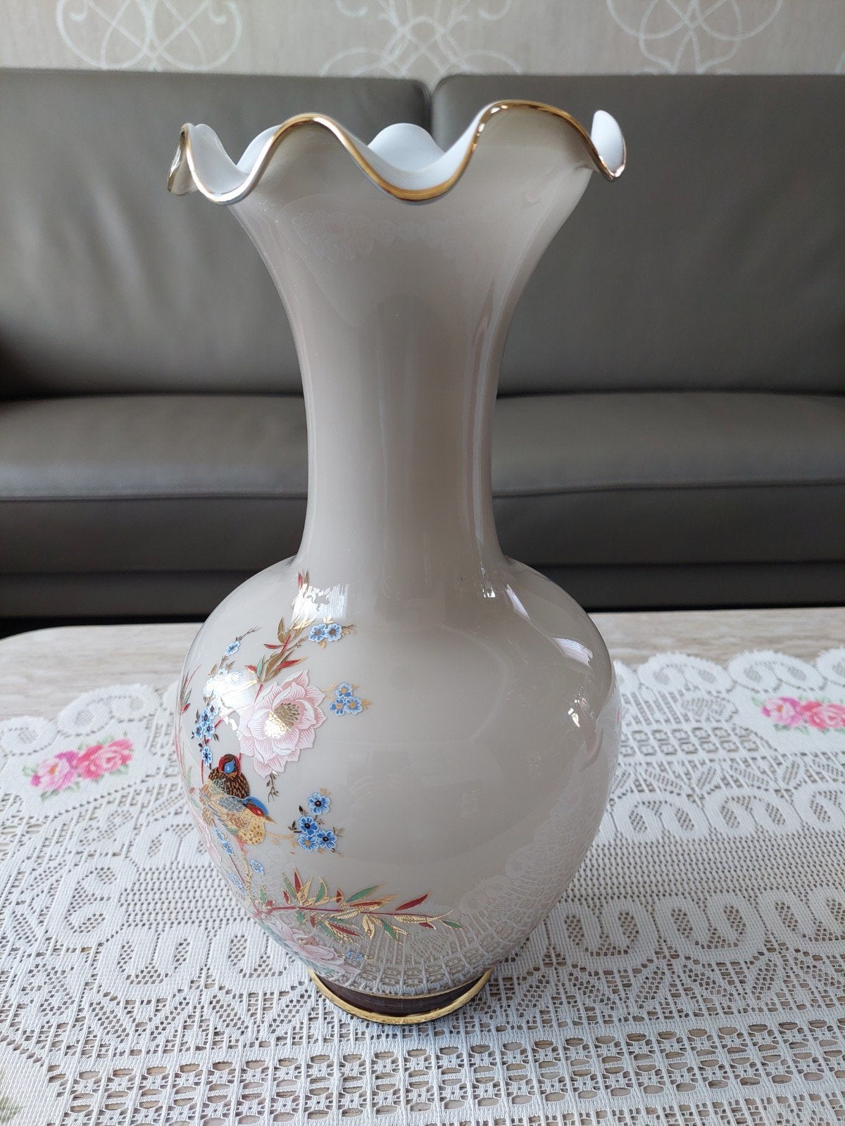 Mooie vaas, 35cm hoog, a 6€, Ophalen, Zo goed als nieuw, 35 cm