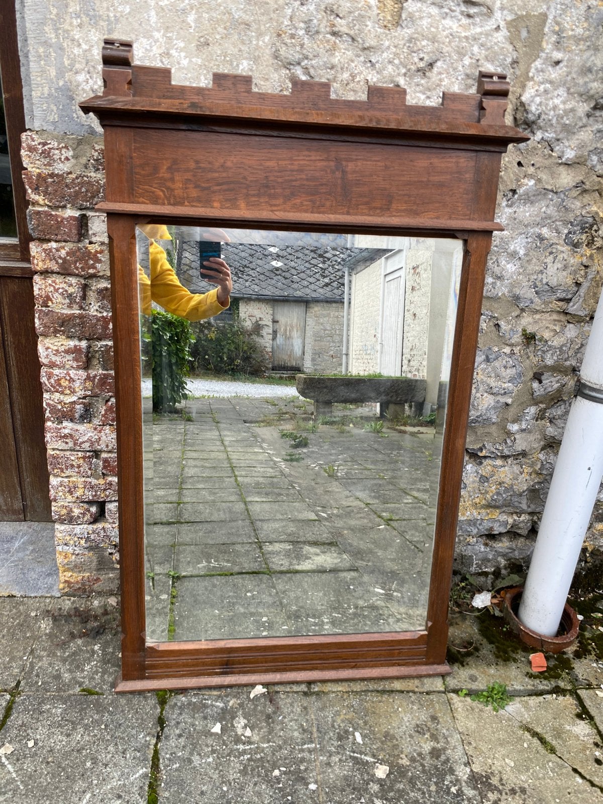 Miroir biseauté, Enlèvement