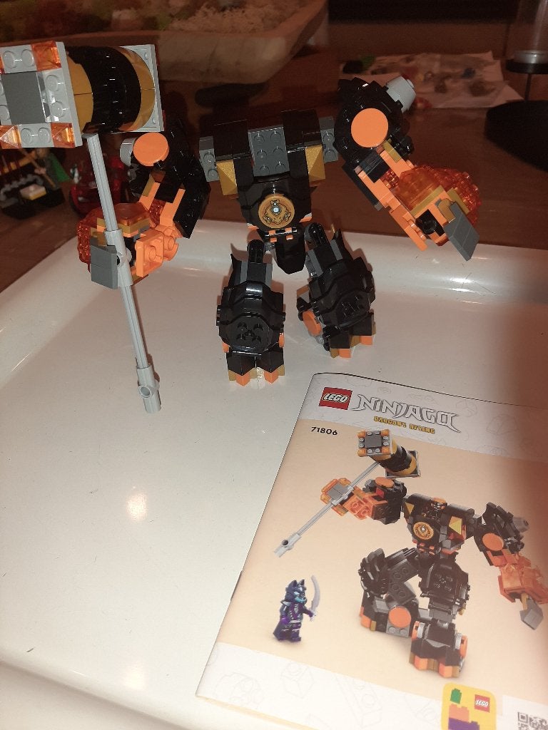 Set LEGO Ninjago 71806 Robot terrestre élémentaire de Cole, Enlèvement ou Envoi, Lego, Ensemble complet, Instructions incluses