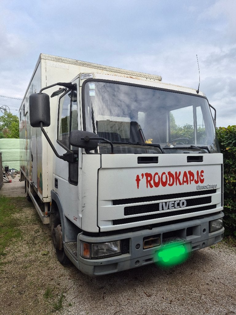 Vrachtwagen, Euro 2, Achterwielaandrijving, Iveco, Wit