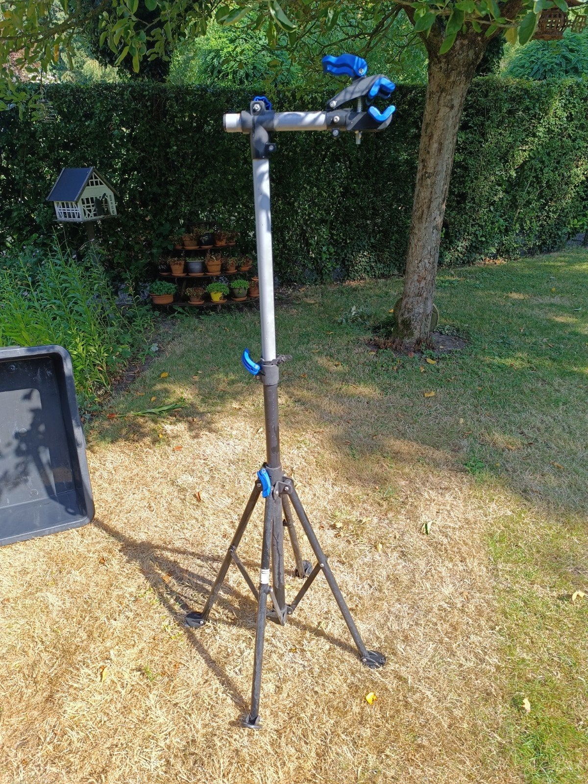 fietsmontagestandaard, Ophalen