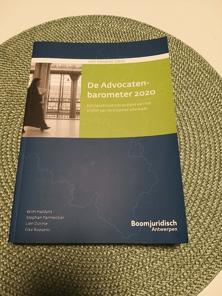 Advocatenbarometer Rechten UGent, Boeken, Studieboeken en Cursussen, Ophalen, Zo goed als nieuw, Hoger Onderwijs