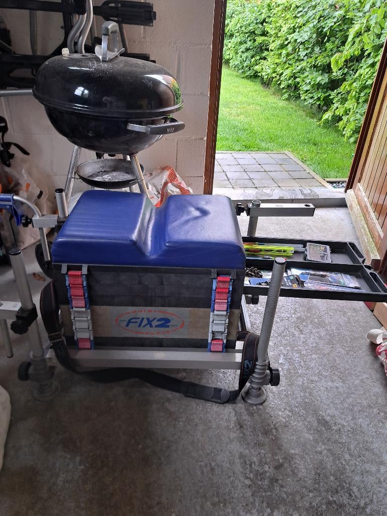 Fix 2 viskist, Watersport en Boten, Ophalen, Zo goed als nieuw, Complete set