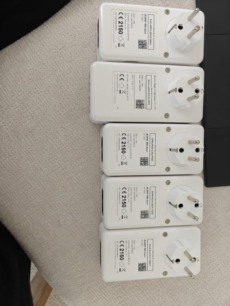 4x devolo 550 duo+ en 1x devolo magic 2 LAN triple, Computers en Software, Powerlines, Gebruikt, Ophalen of Verzenden