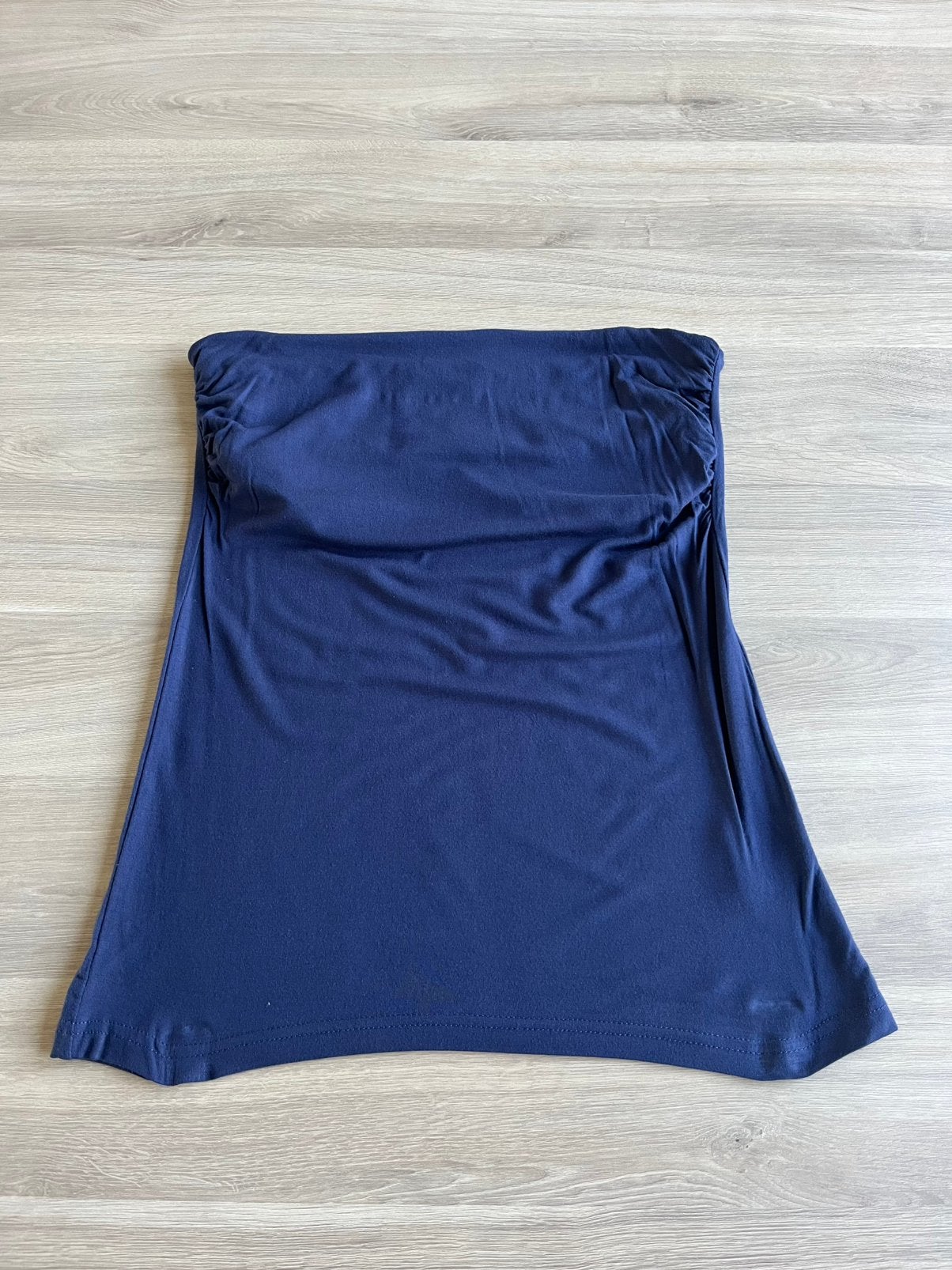 Blauwe strapless top JBC - maat L, Ophalen of Verzenden, Maat 42/44 (L), Blauw, Zonder mouw