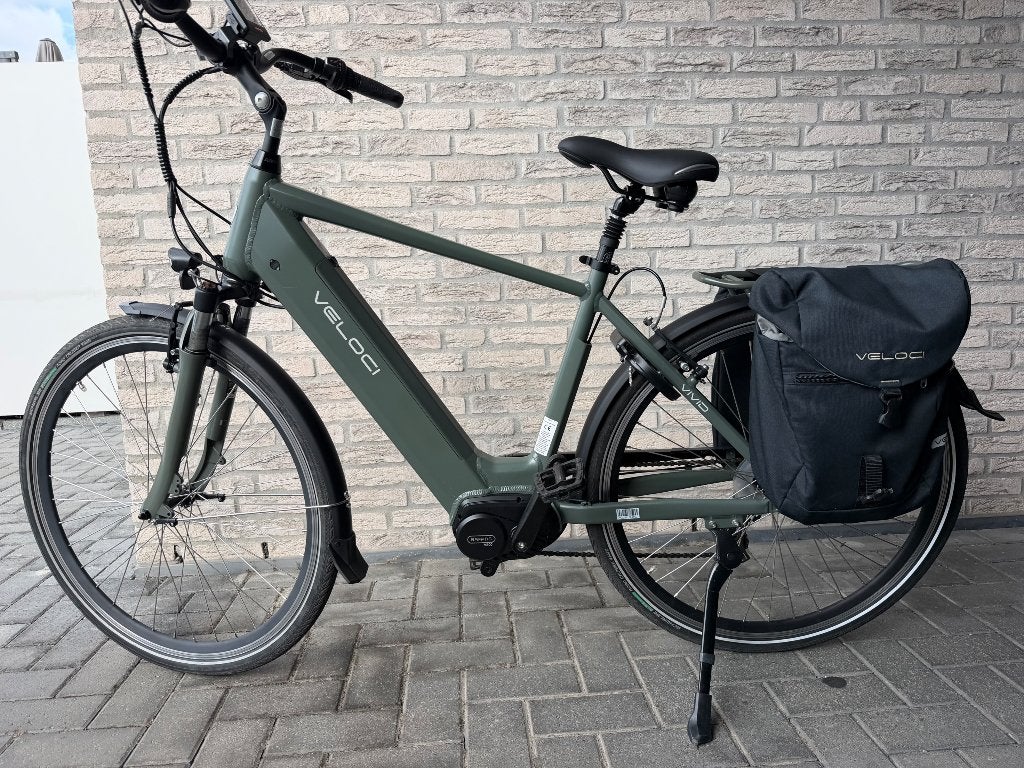 Elektrische fiets Veloci Vivid, slechts 800km., 47 à 51 cm, Enlèvement, Comme neuf, 50 km par batterie ou plus