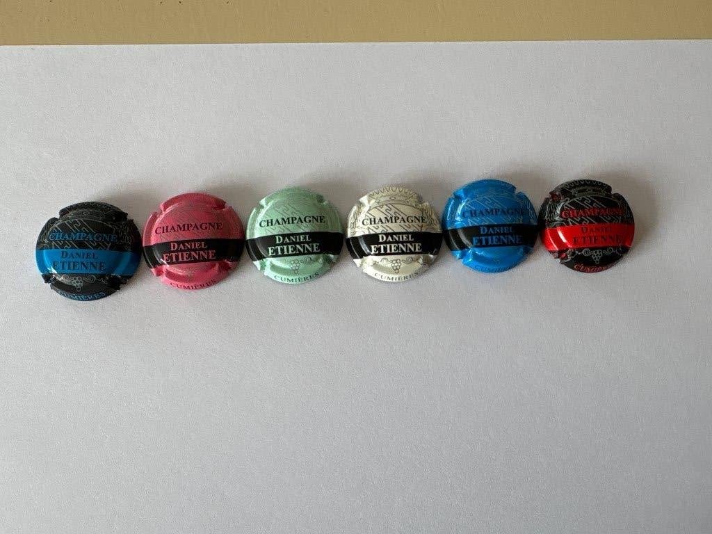 Champagne capsules Daniel Etienne 6 stuks, Ophalen of Verzenden