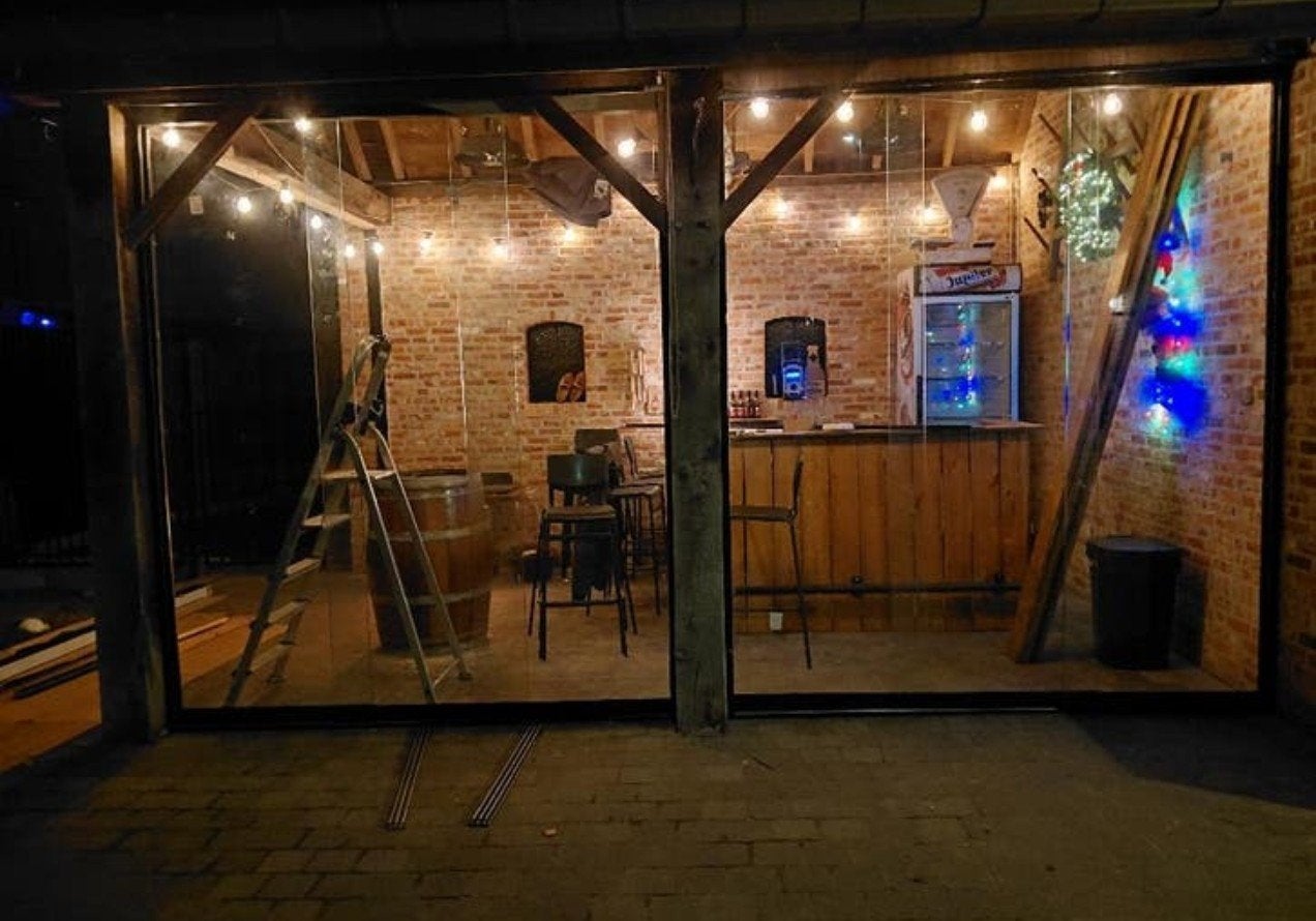 Glazen schuiframen voor terras, Tuin en Terras, Overkappingen, Ophalen