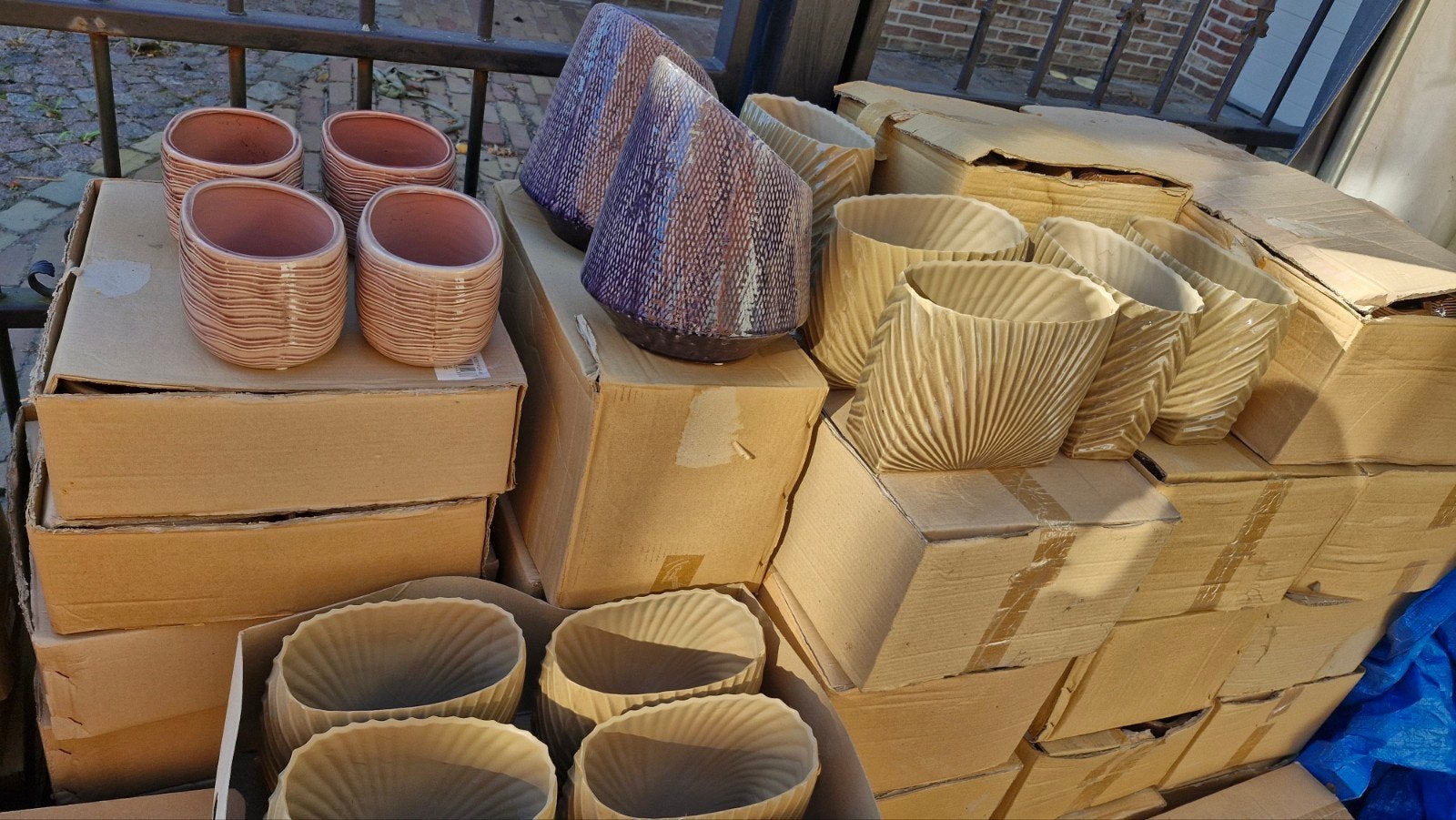 groot lot potten, Tuin en Terras, Ophalen, Nieuw
