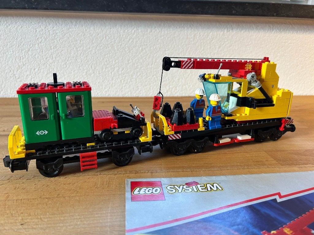 Lego City 9V Train 4552 - Cargo Crane, City, Lego, Ophalen of Verzenden, Zo goed als nieuw