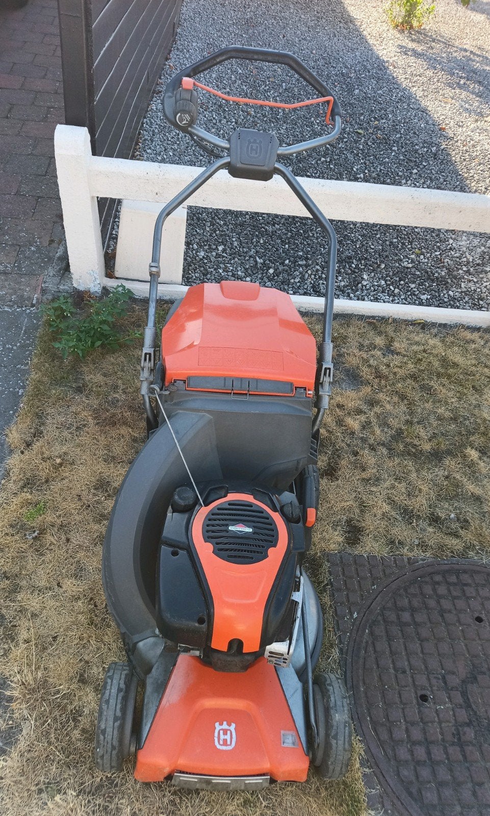 Husqvarna Benzine Grasmaaier LC 53 B e Comfort Cruise, Tuin en Terras, Ophalen, Cirkelmaaier, Gebruikt, Opvangbak