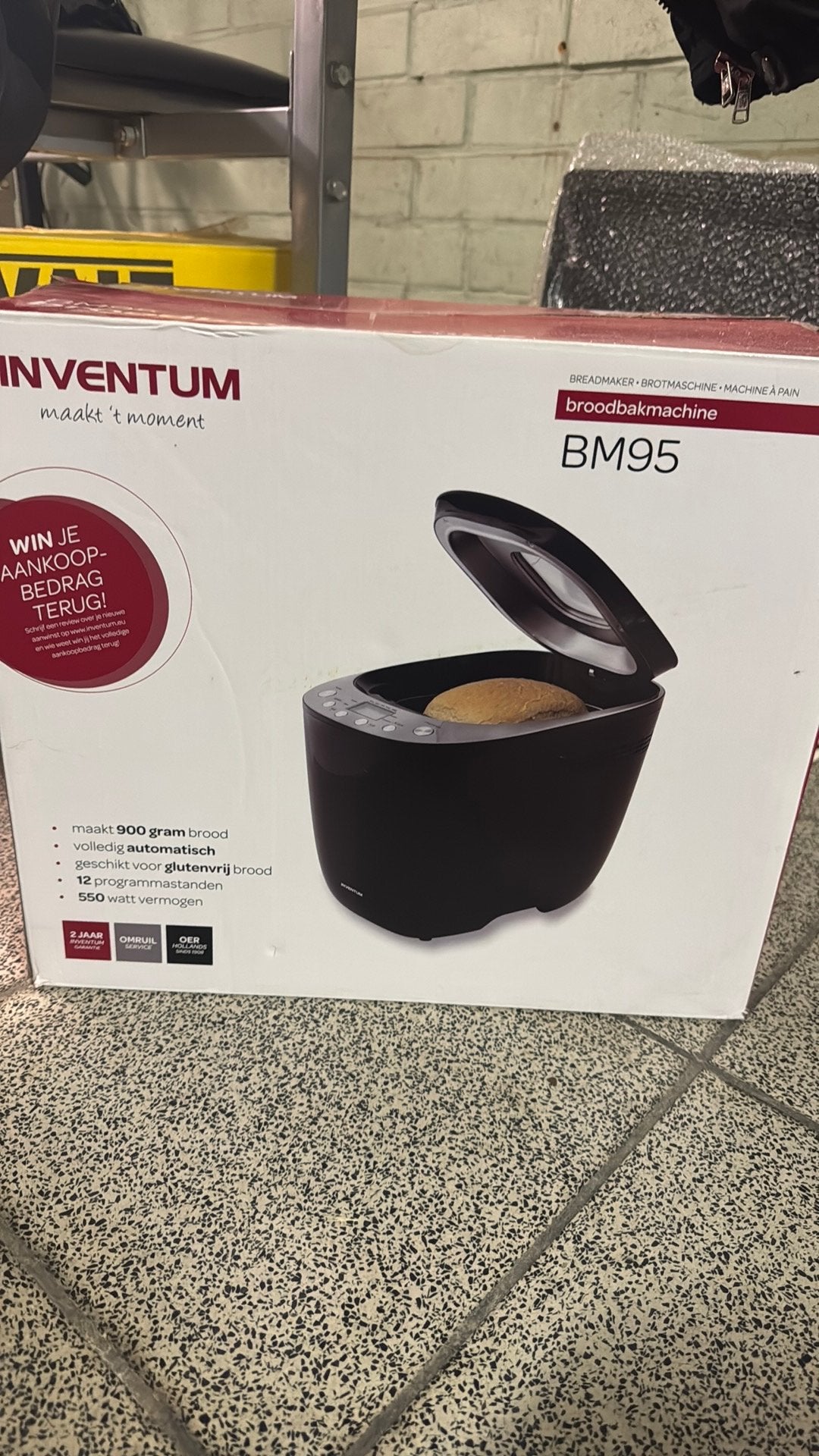Inventum BM95, Electroménager, Enlèvement