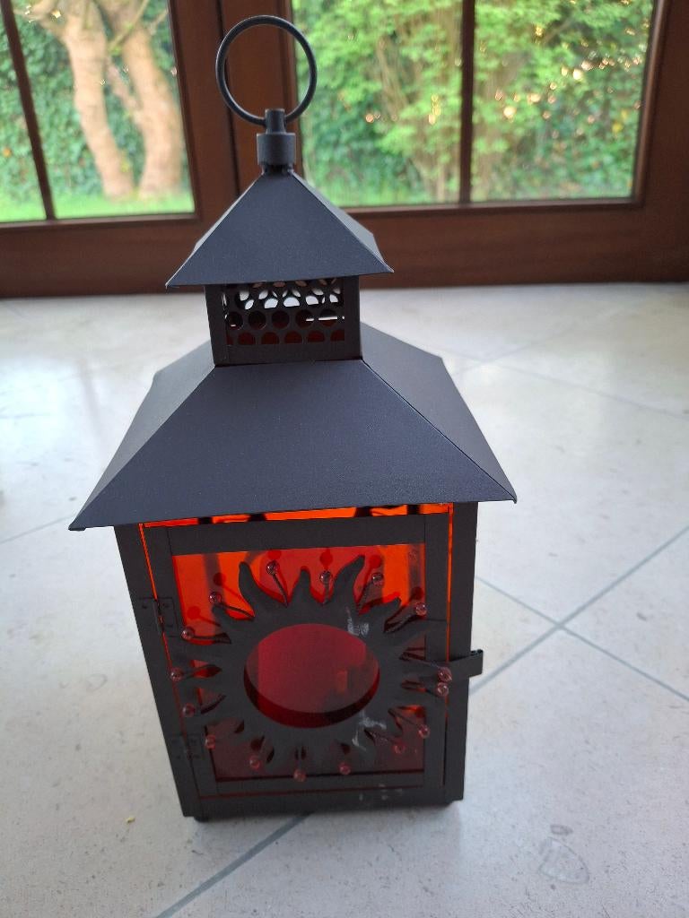 Lantaarn voor kaars, Ophalen, 25 tot 50 cm, Zo goed als nieuw, Metaal