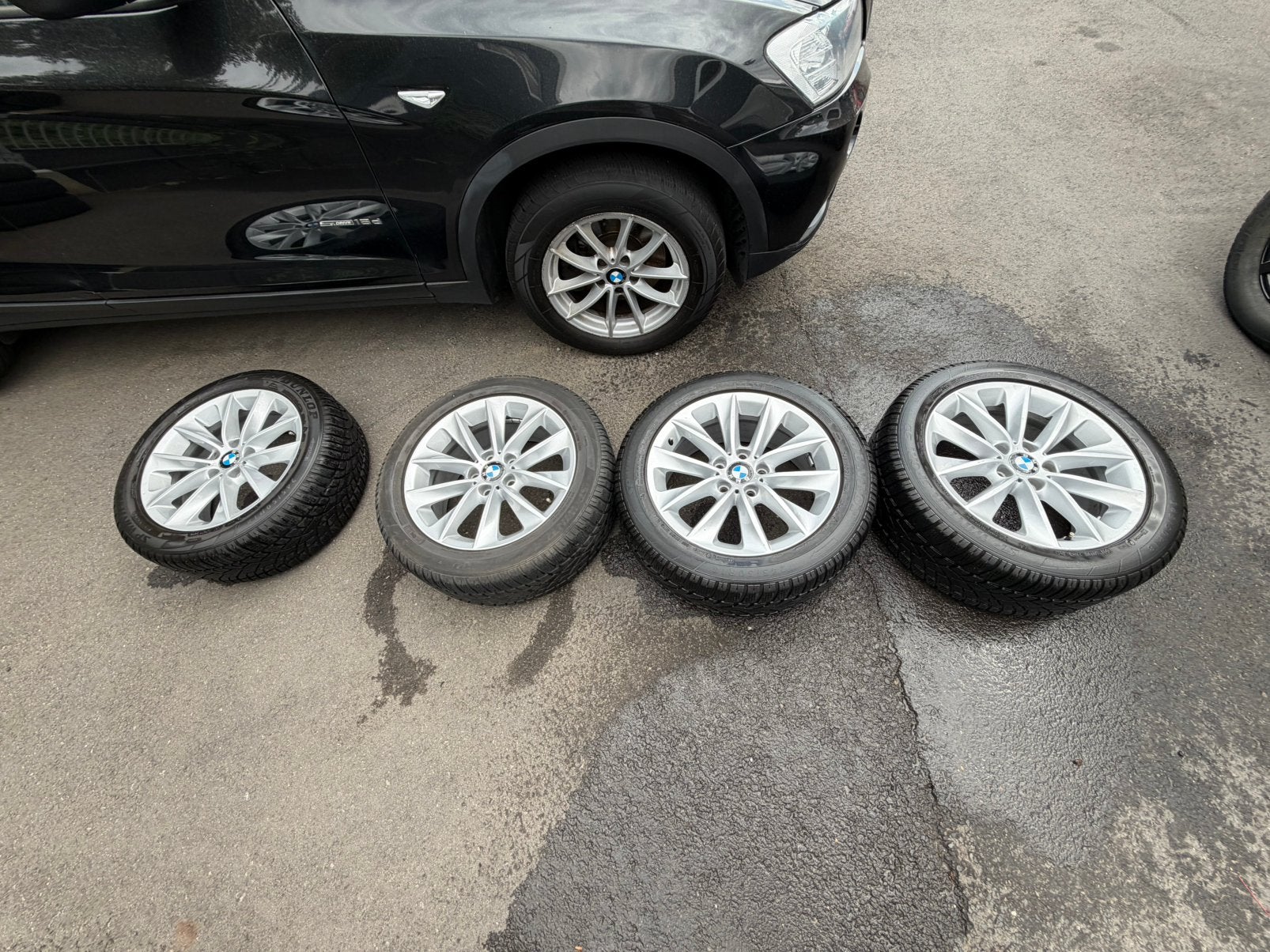 Jantes + pneus BMW X3, Enlèvement, 18 pouces, Pneus hiver, Pneu(s)