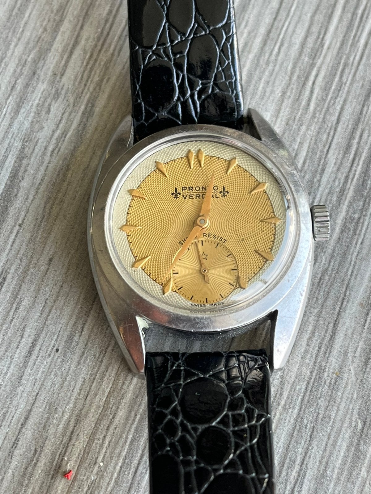 Vintage pronto verdal uurwerk, Ophalen