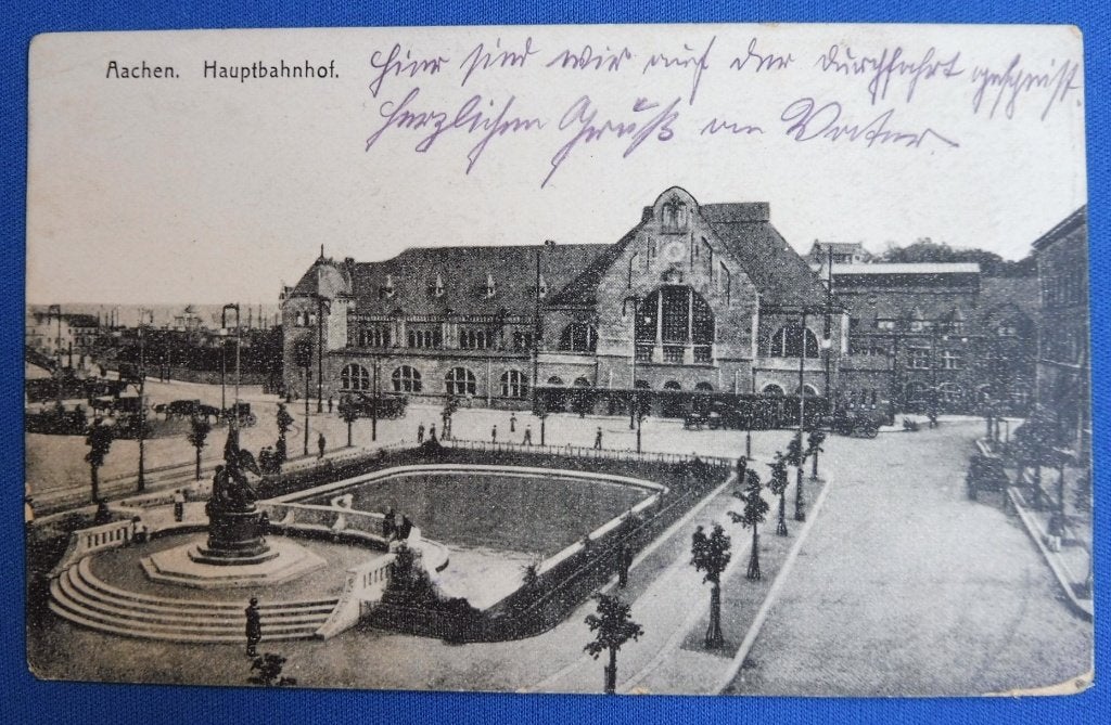 WO1 Feldpostkaart Aachen Beverloo Infanterie 1915 (C), Envoi, Armée de terre, Autres types