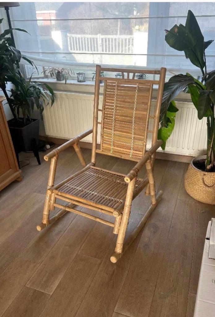 Schommelstoel, Huis en Inrichting, Stoelen, Ophalen, Nieuw, Hout