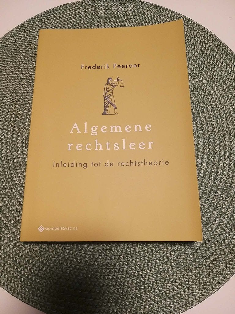 Handboek Algemene Rechtsleer Rechten UGent, Livres, Livres scolaires, Autres niveaux, Comme neuf, Enlèvement, Frederik Peeraer