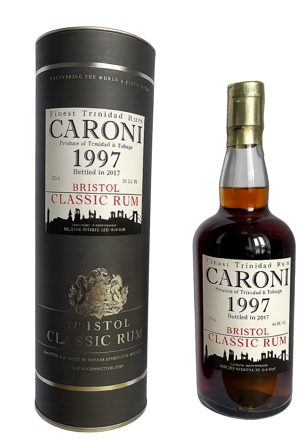 Rum Caroni Bristol 199-2017 20 jaar oud 61,5%, Verzamelen, Ophalen of Verzenden, Zo goed als nieuw