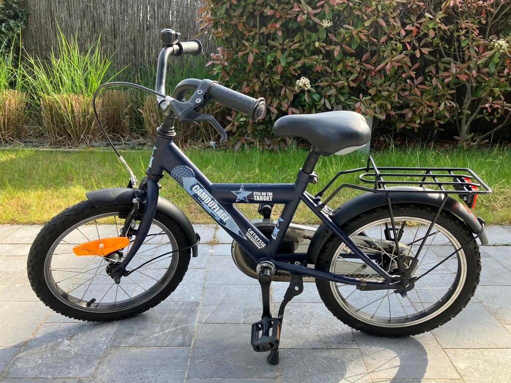 Kinderfiets 16 inch, Fietsen en Brommers, Ophalen, Gebruikt, Velgrem, Handrem
