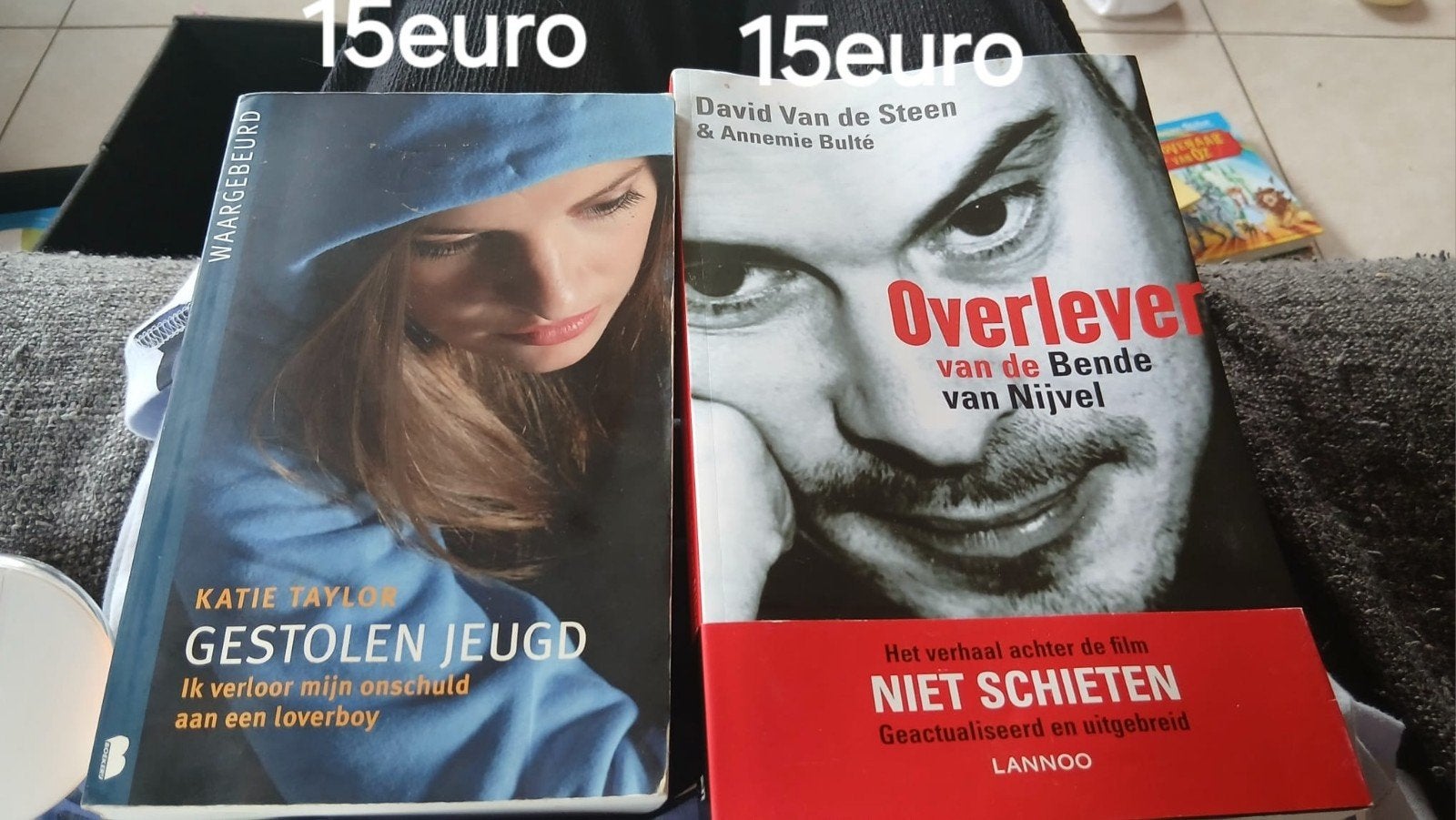 Boek gesloten jeugd en overleven van de bende vannijvel, Enlèvement