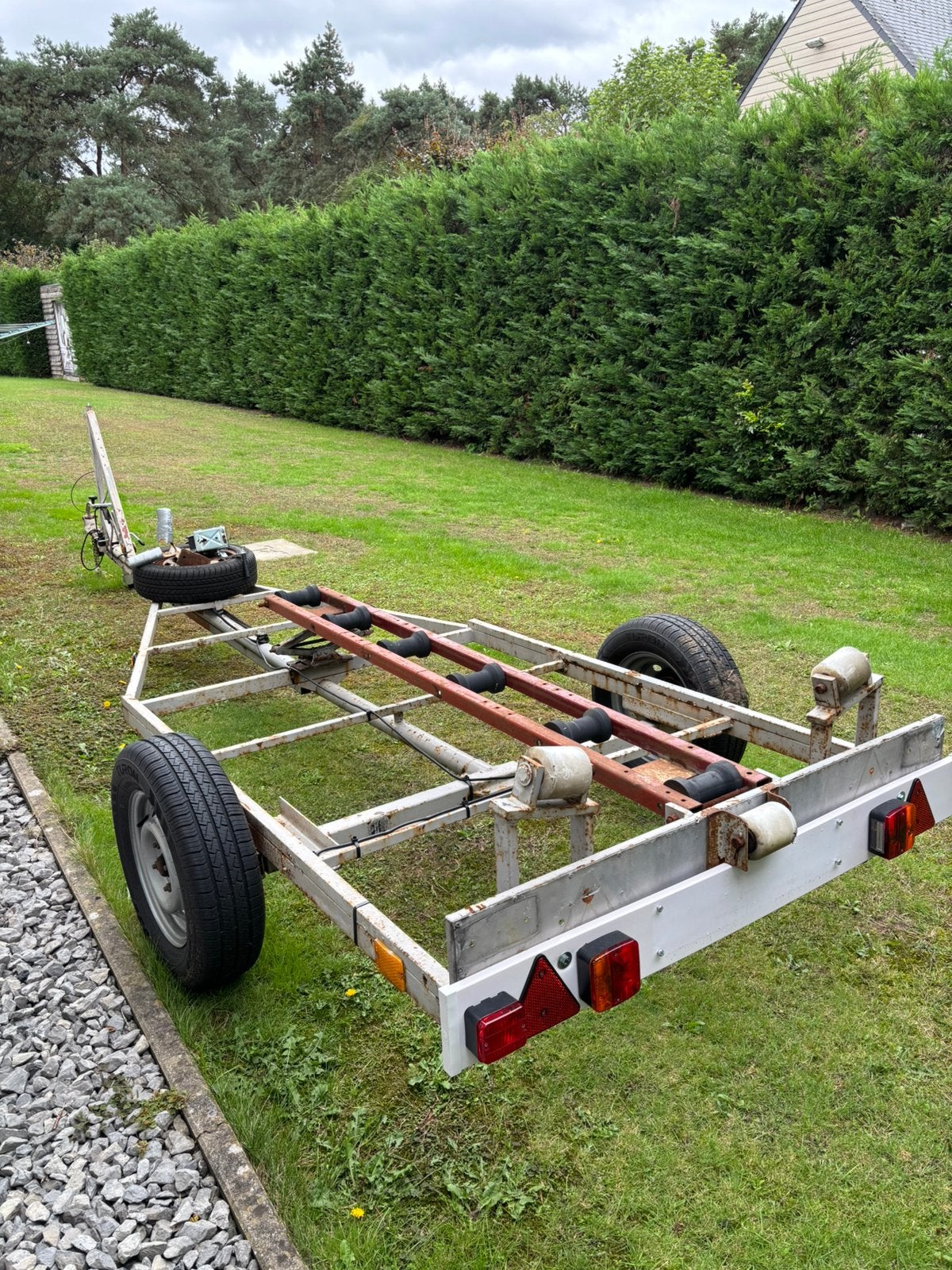 aanhangwagen boot, Watersport en Boten, Ophalen, Minder dan 1500 kg, Gebruikt, Minder dan 6 meter