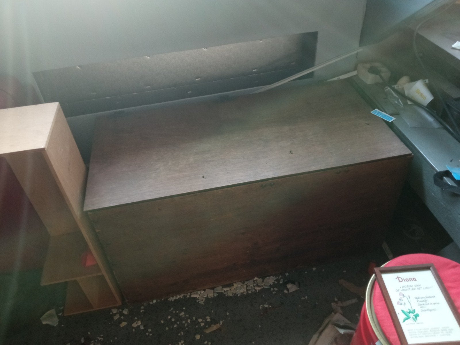 houten kist, Huis en Inrichting, Kasten | Overige, Ophalen, Gebruikt