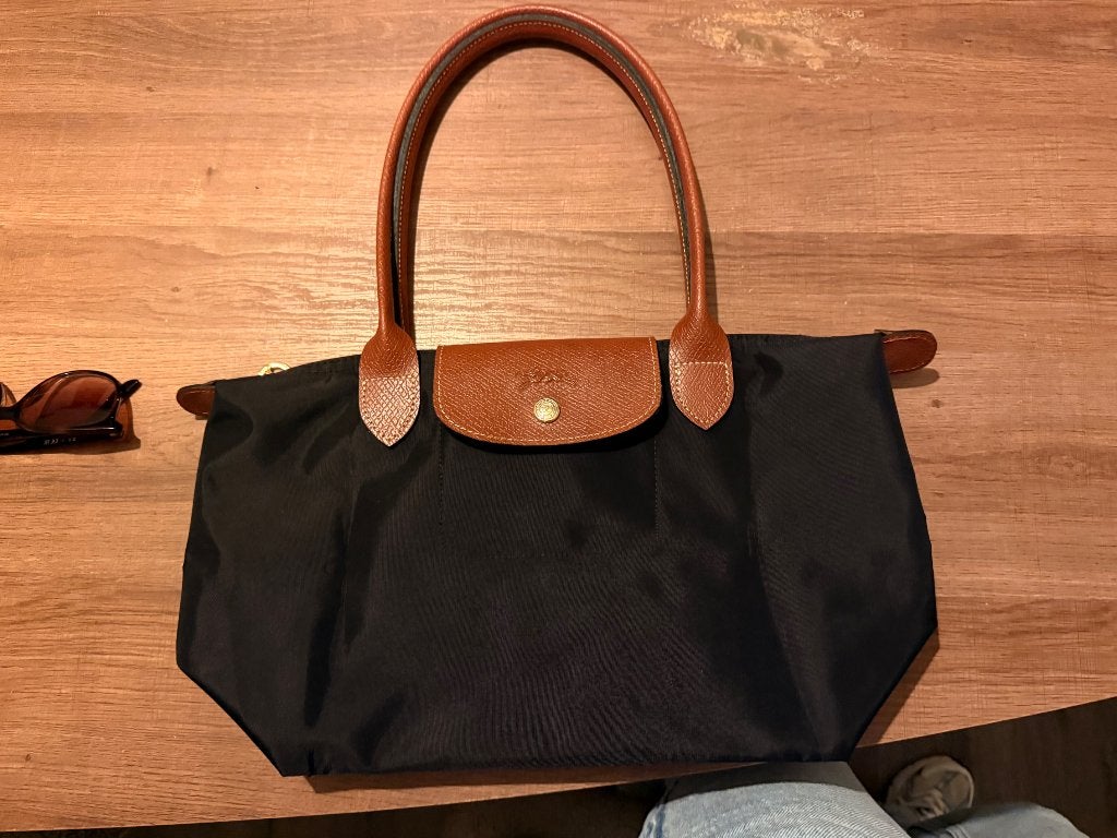 Longchamp tas, Enlèvement ou Envoi, Comme neuf, Noir, Sac à main
