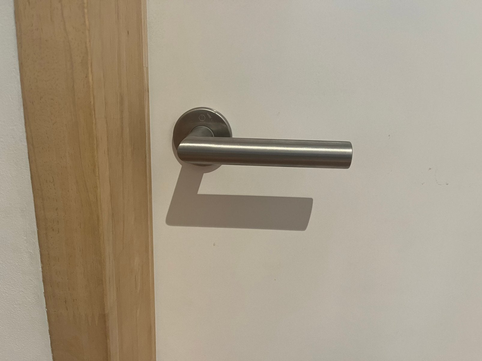 Deurklinken 7 stuks, Doe-het-zelf en Bouw, Ophalen, Zo goed als nieuw, Inox