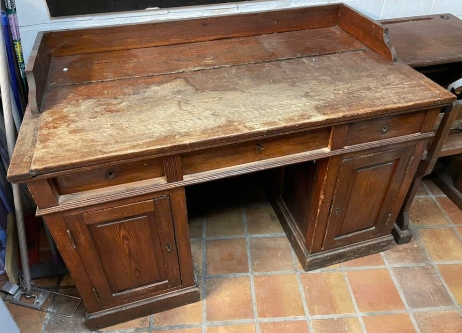 Houten lessenaar, Huis en Inrichting, Ophalen, Gebruikt, Hout, Bruin