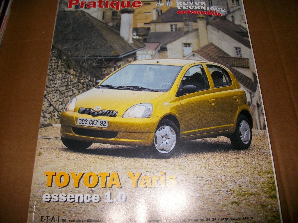 revue technique toyota yaris 1000cc 1999-2000, Ophalen of Verzenden