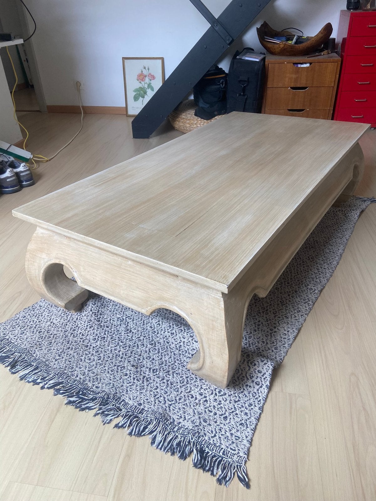 Table à Opium 120x60x35, Ophalen, Gebruikt, 100 tot 150 cm, 50 tot 100 cm