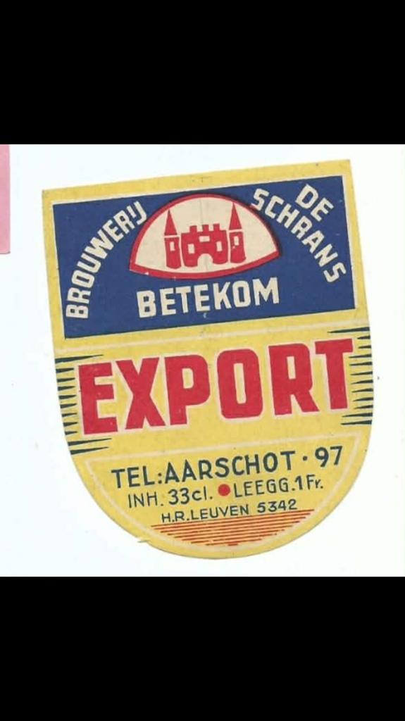 Gezocht brouwerij De Schrans Betekom, Verzamelen, Ophalen, Zo goed als nieuw, Overige typen, Overige merken