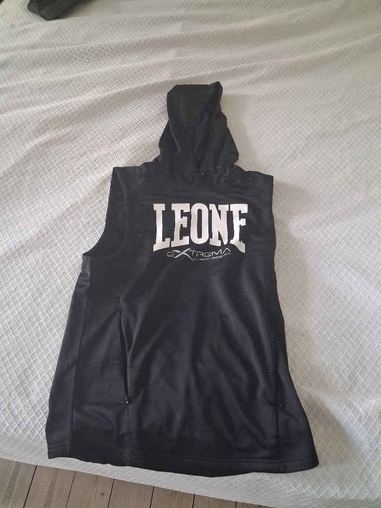 Leone Sleeveless Hoodie, Kleding | Heren, Sportkleding, Ophalen, Maat 48/50 (M), Zwart, Vechtsport