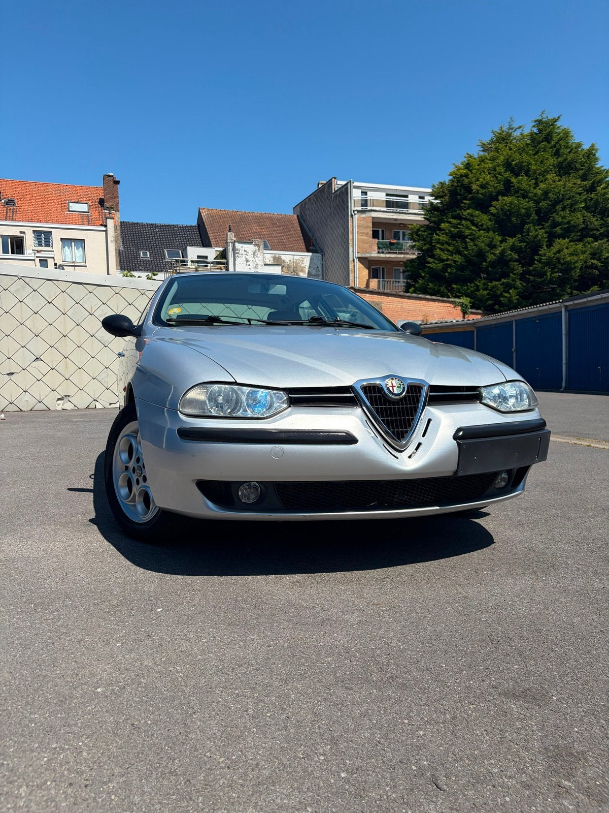 Alfa Romeo 156 benzine, in goede staat, met keuring., Auto's, Bedrijf, Airconditioning, Te koop, Benzine