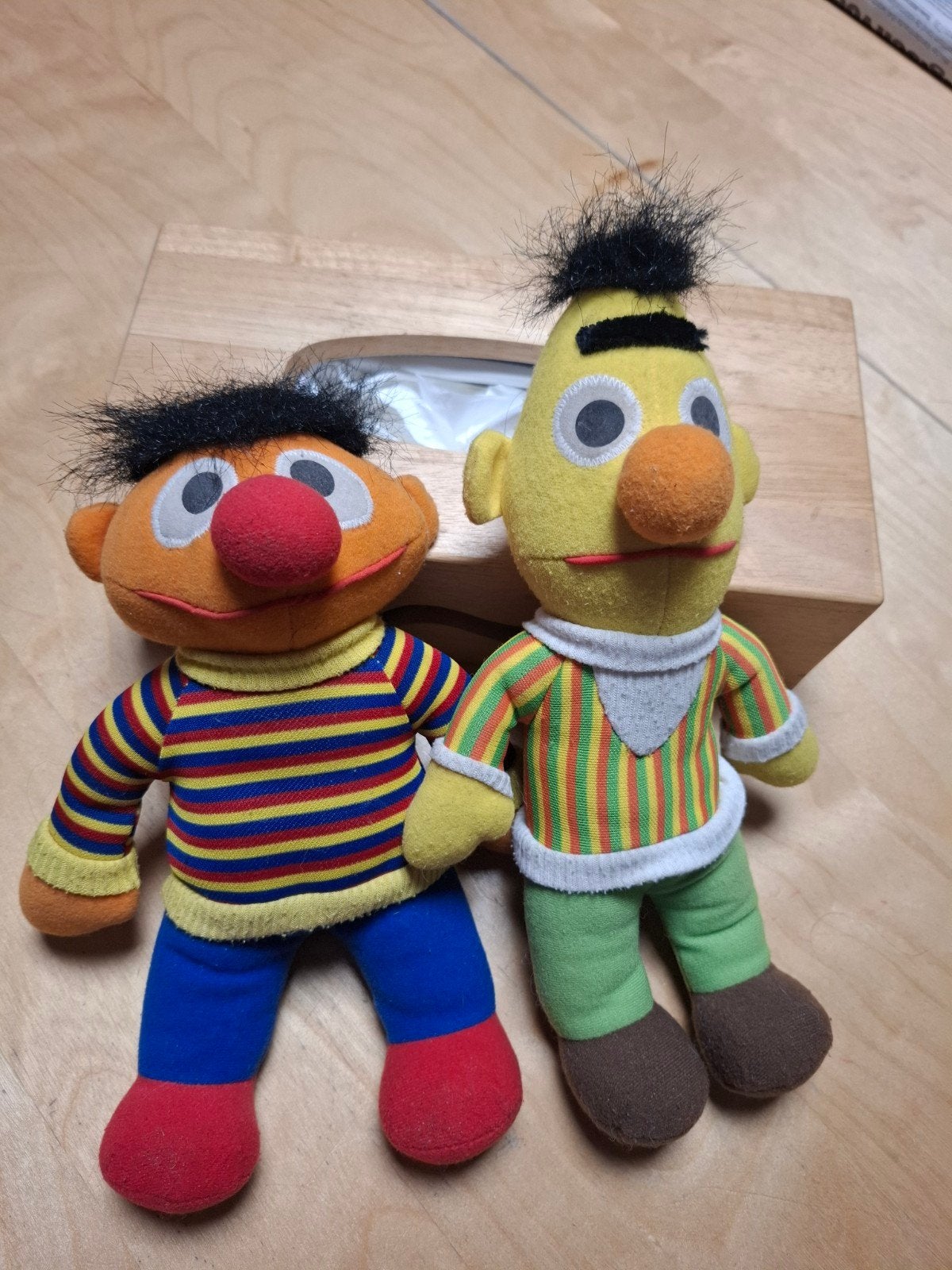 Bert en Ernie knuffels uut Sesamstraat, Enlèvement, Utilisé